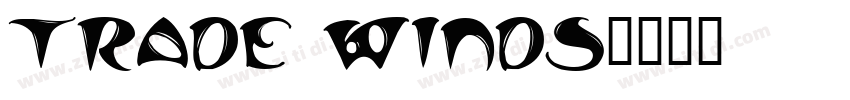Trade Winds字体转换